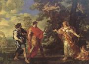 Pietro da Cortona Venus as a Huntress Appears to Aeneas (mk05) china oil painting reproduction